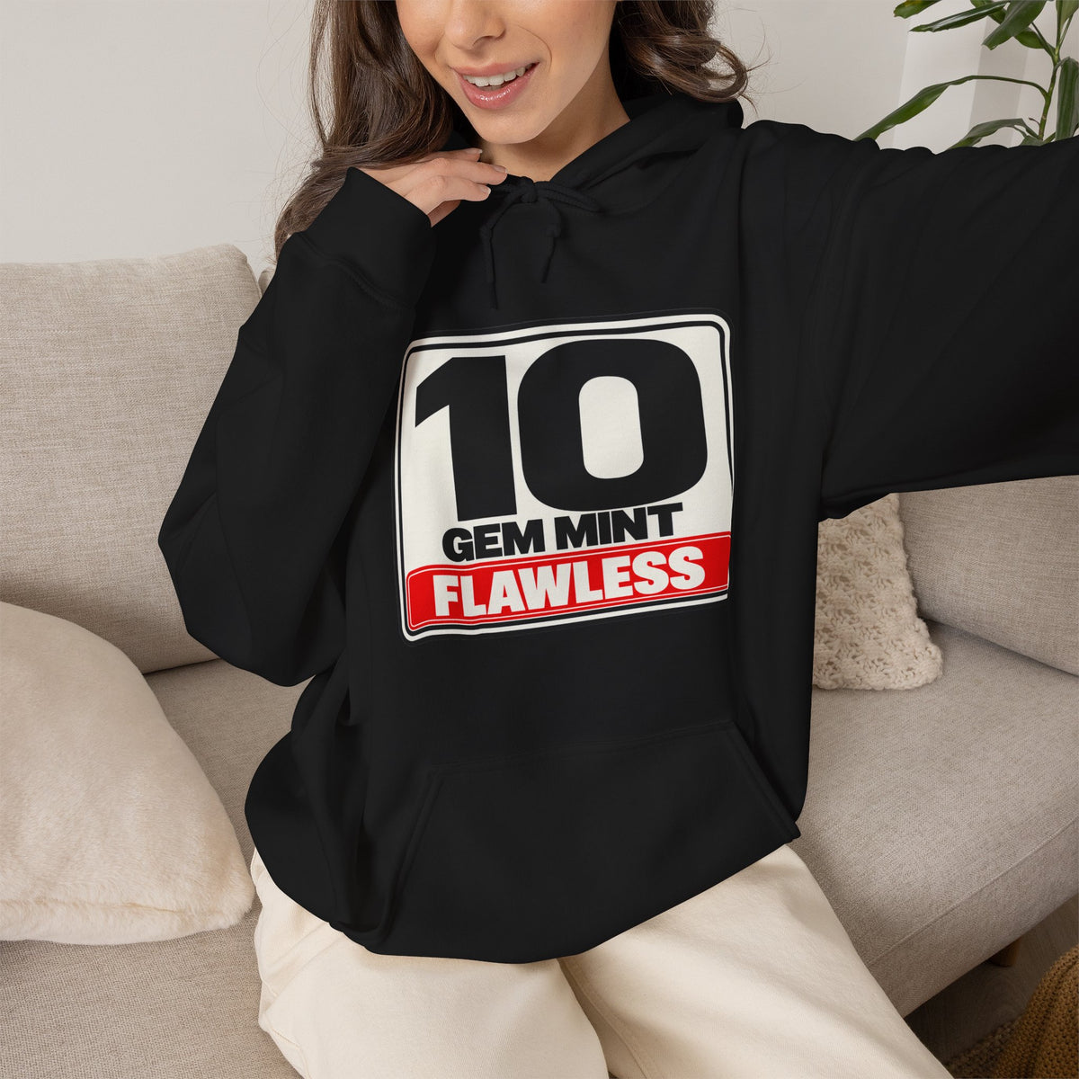 10 Gem Mint – Flawless | Unisex Hoodie - ChronoLoot Exclusive