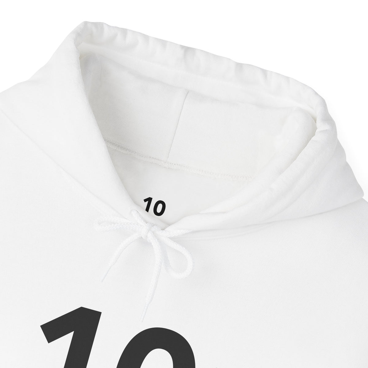 10 Gem Mint - Unisex Hoodie - Full Chest - Black Text