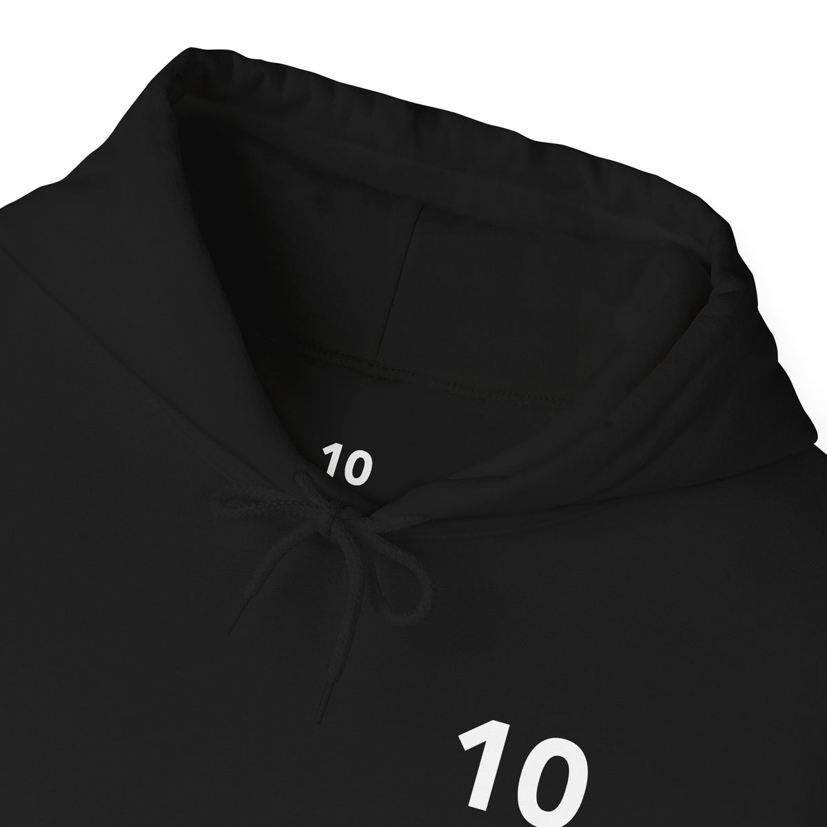10 Gem Mint - Unisex Hoodie - Left Chest - White Text