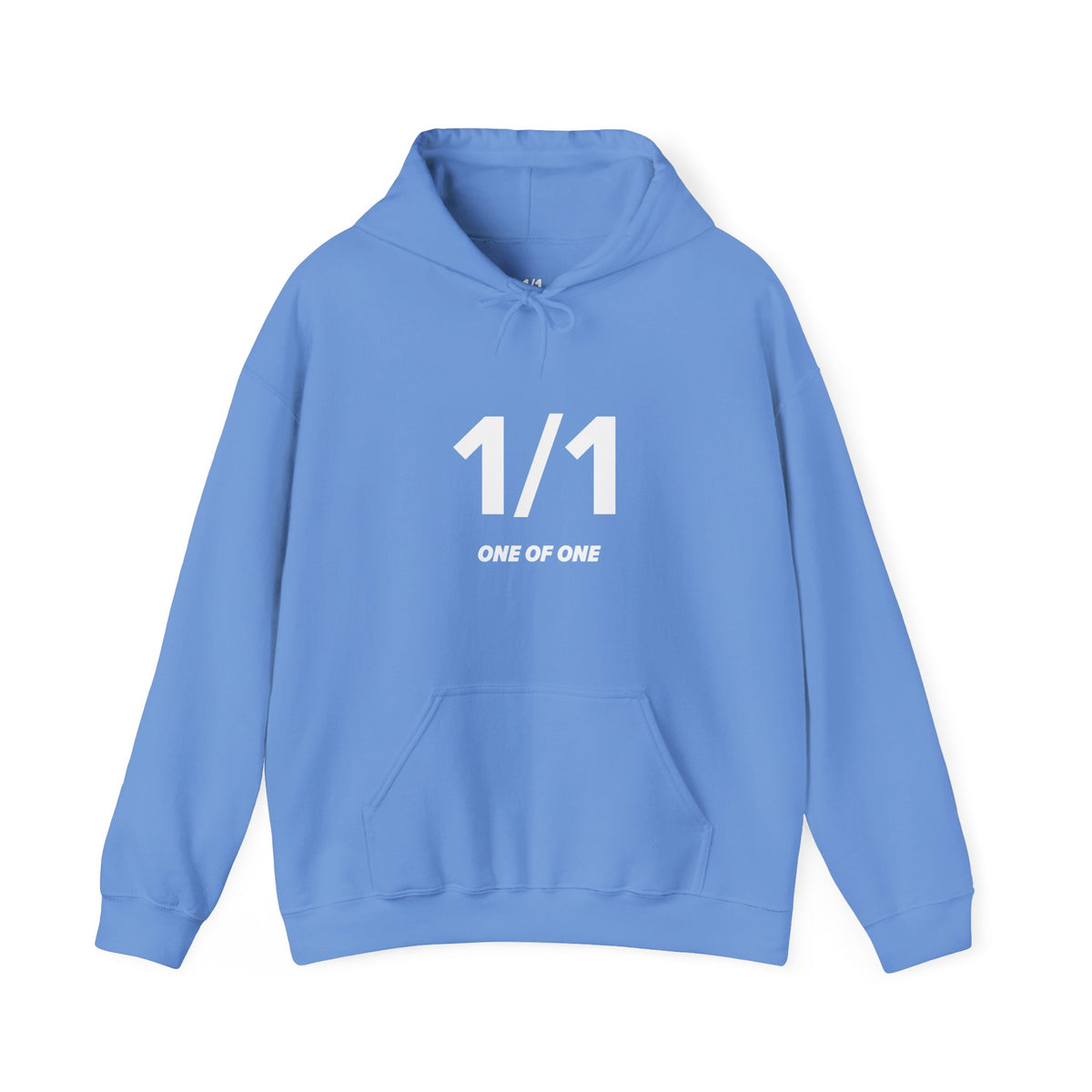 1/1 One of One - Unisex Hoodie - Full Chest - White Text