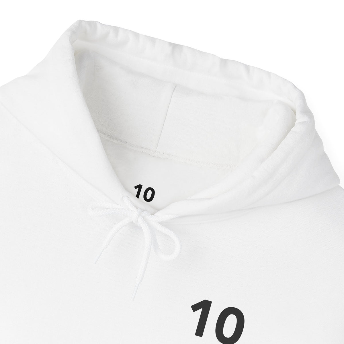 10 Gem Mint - Unisex Hoodie - Left Chest - Black Text