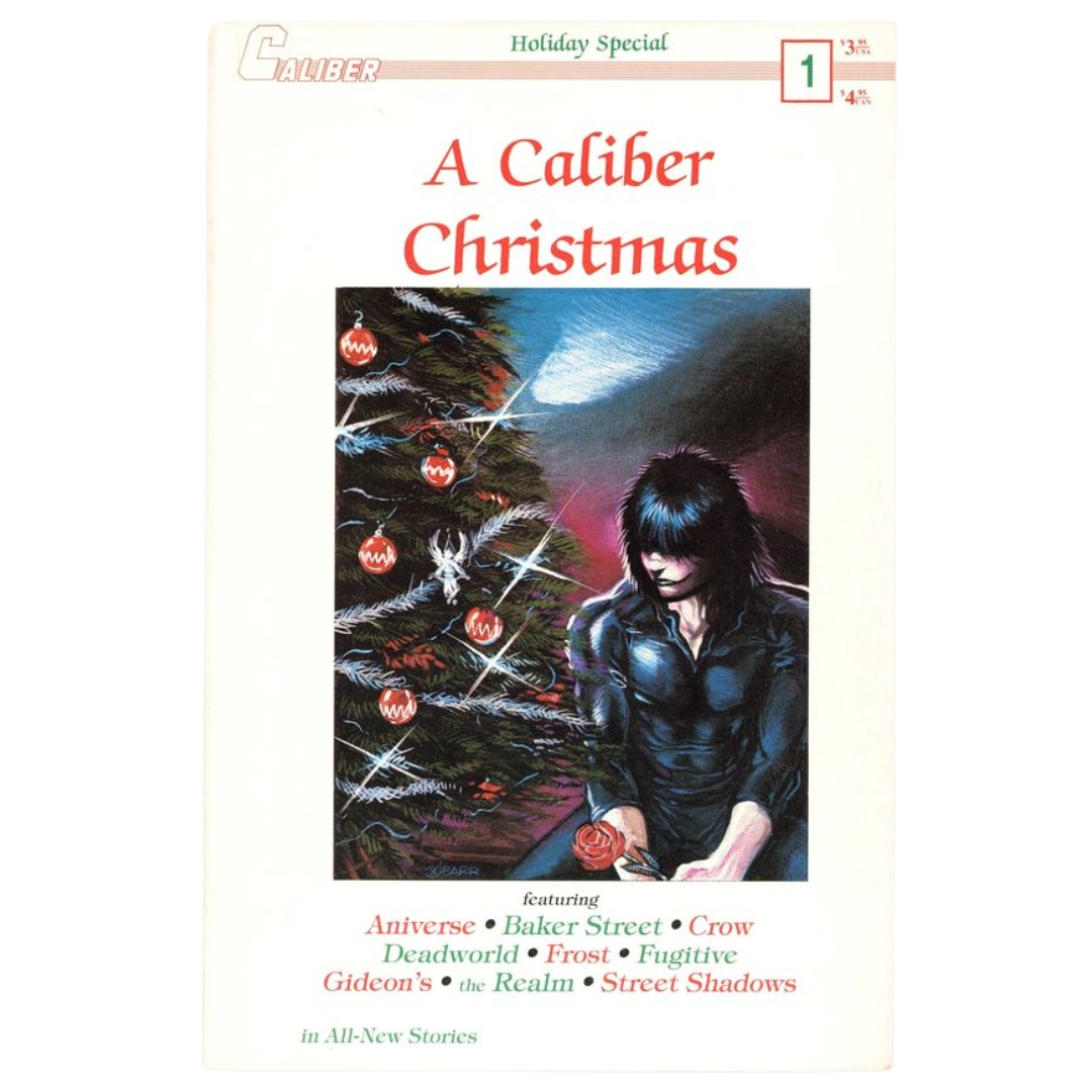 Caliber Christmas #1 – James O’Barr Cover – 1989 Holiday Anthology – VF