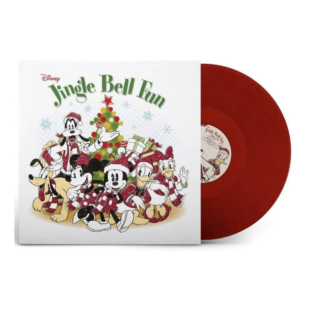Disney Jingle Bell Fun – LP – Limited Translucent Red Vinyl – 2023 (Various Artists)