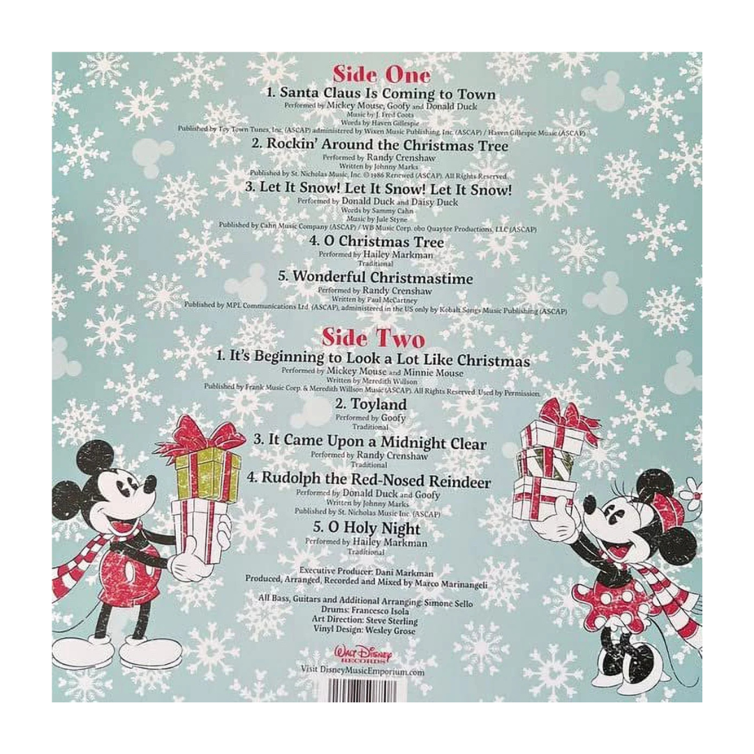 Disney Jingle Bell Fun β LP β Limited Translucent Red Vinyl β 2023 (Various Artists)