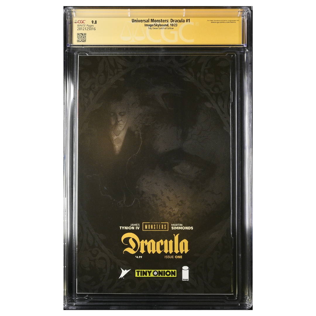 ChronoSet: Universal Monsters β Dracula #1 β Signed & Sketched Ultra-Rare Foil Pair β CGC SS 9.8 Set β 2023 (Image/Skybound)