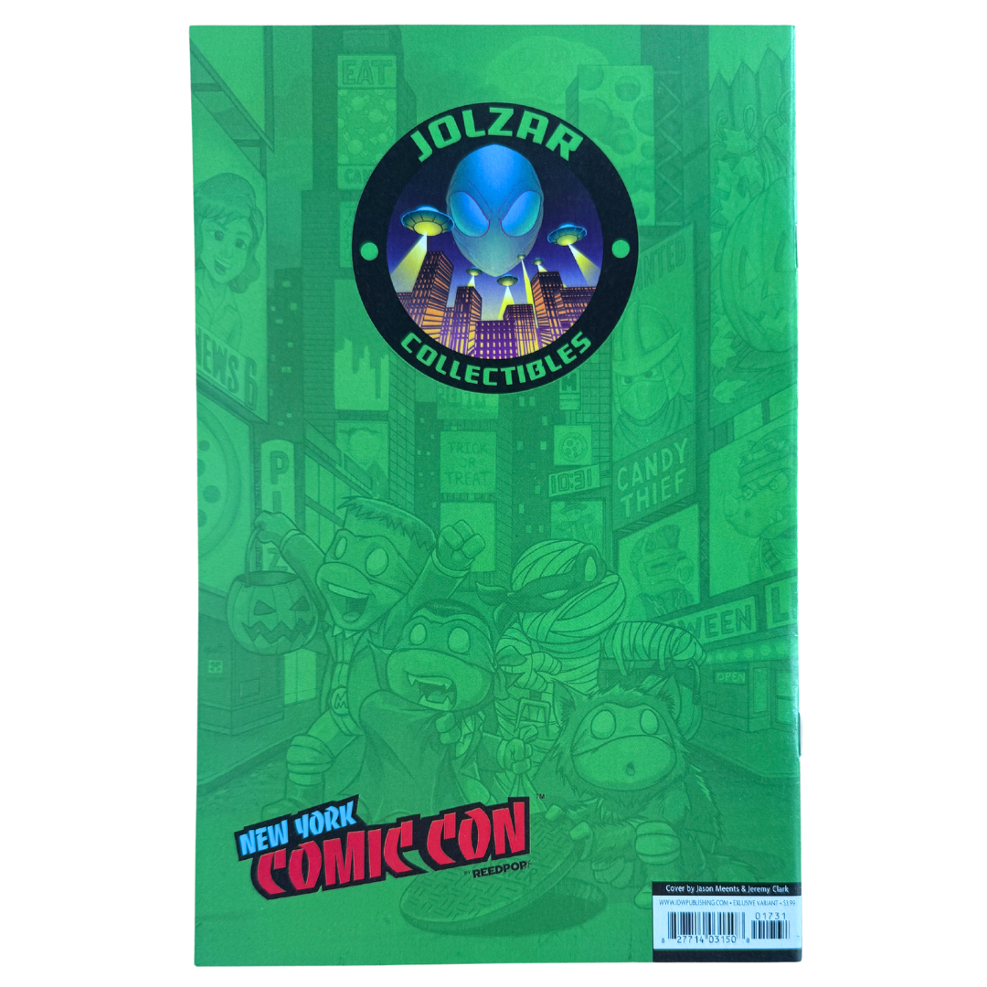 Teenage Mutant Ninja Turtles: Saturday Morning Adventures Continued #17 β Signed by Kevin Eastman / 2024 NYCC Halloween Cover (Limited 450) β NM β 2024 (IDW Publishing)