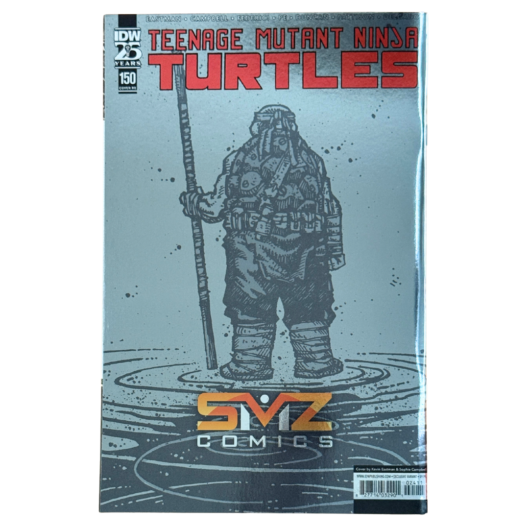 Teenage Mutant Ninja Turtles #150 – Signed w/ 4 Turtle Sketches by Escorza Brothers – Kevin Eastman / Sophie Campbell Virgin Foil – NM (Whatnot Exclusive, 2024)