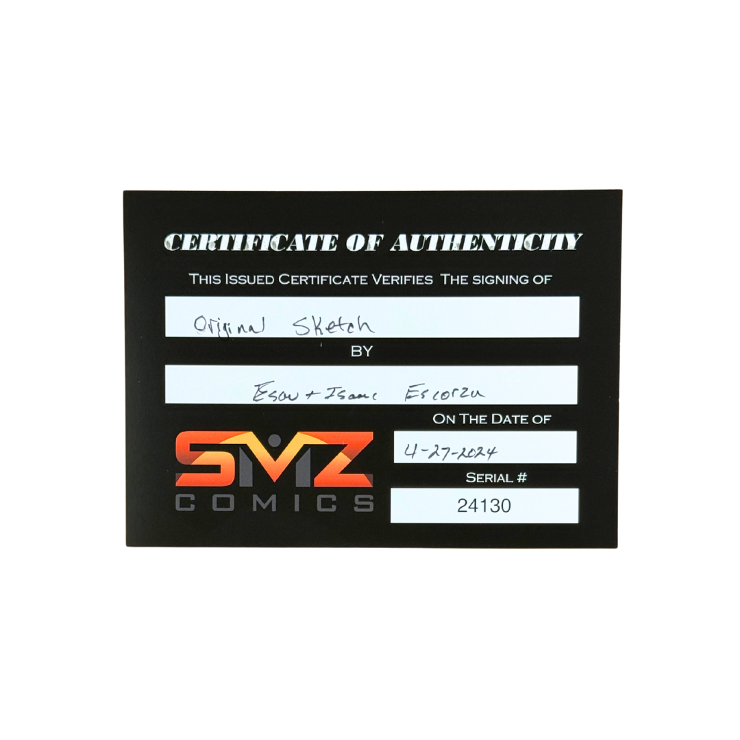 Teenage Mutant Ninja Turtles #150 – Signed w/ 4 Turtle Sketches by Escorza Brothers – Kevin Eastman / Sophie Campbell Virgin Foil – NM (Whatnot Exclusive, 2024)