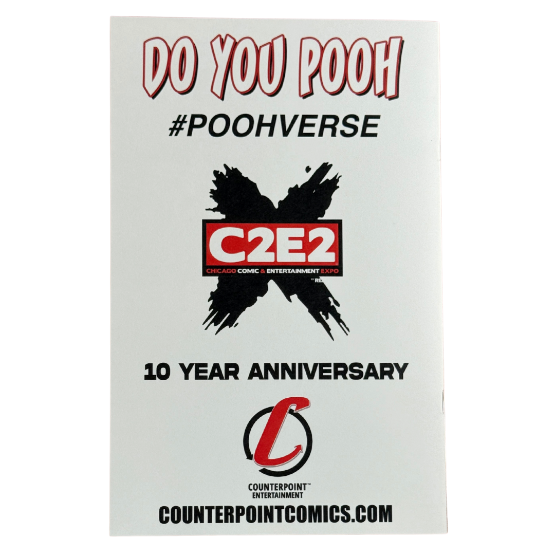 Do You Pooh? β Battle Damage Poohverine β Artist Proof Metal Cover AP2 β Signed by Marat Mychaels β COA Included β NM (2025 C2E2 Exclusive)