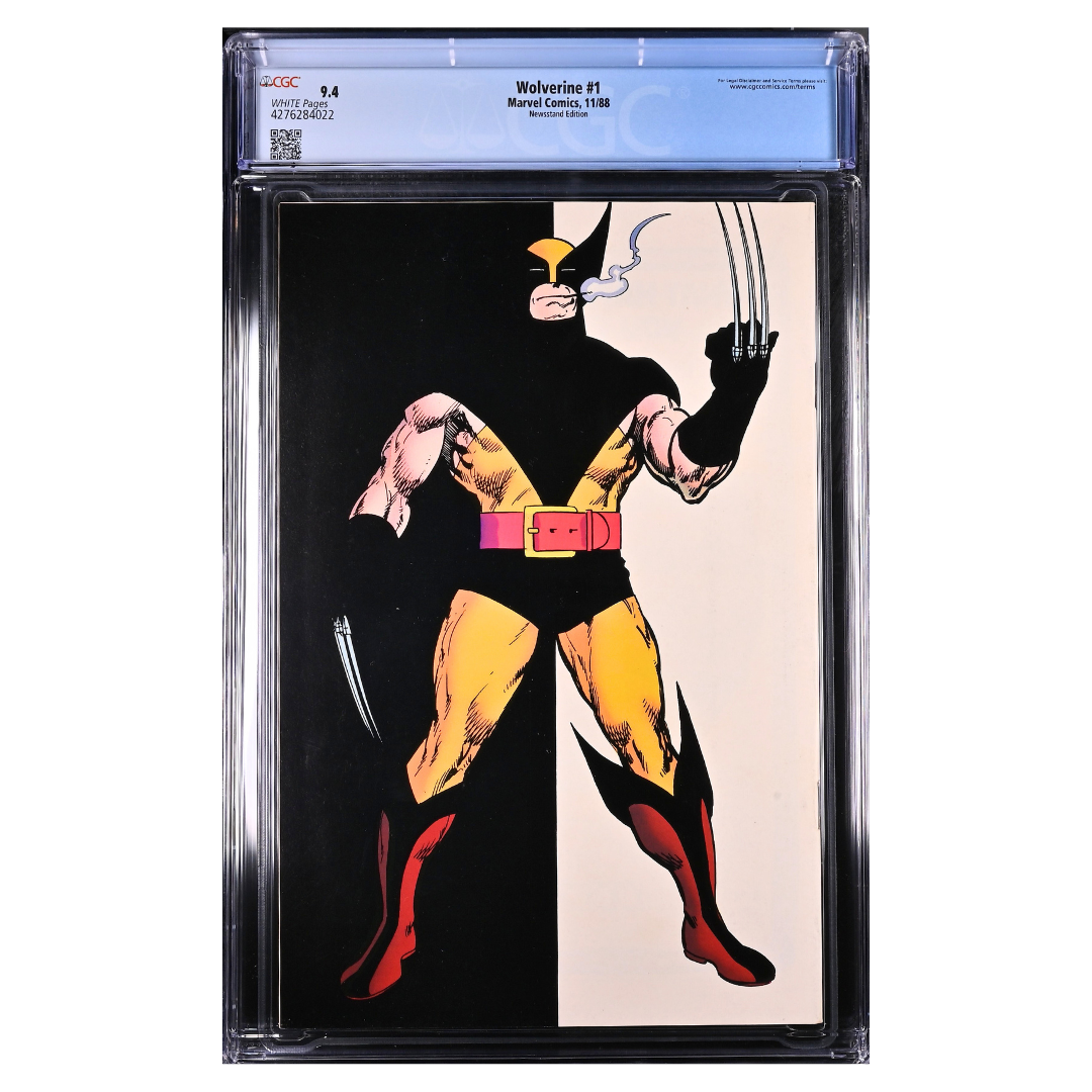 Wolverine #1 – 1st Appearance of “Patch” / Newsstand Edition – CGC 9.4 – 1988 (Marvel Comics)