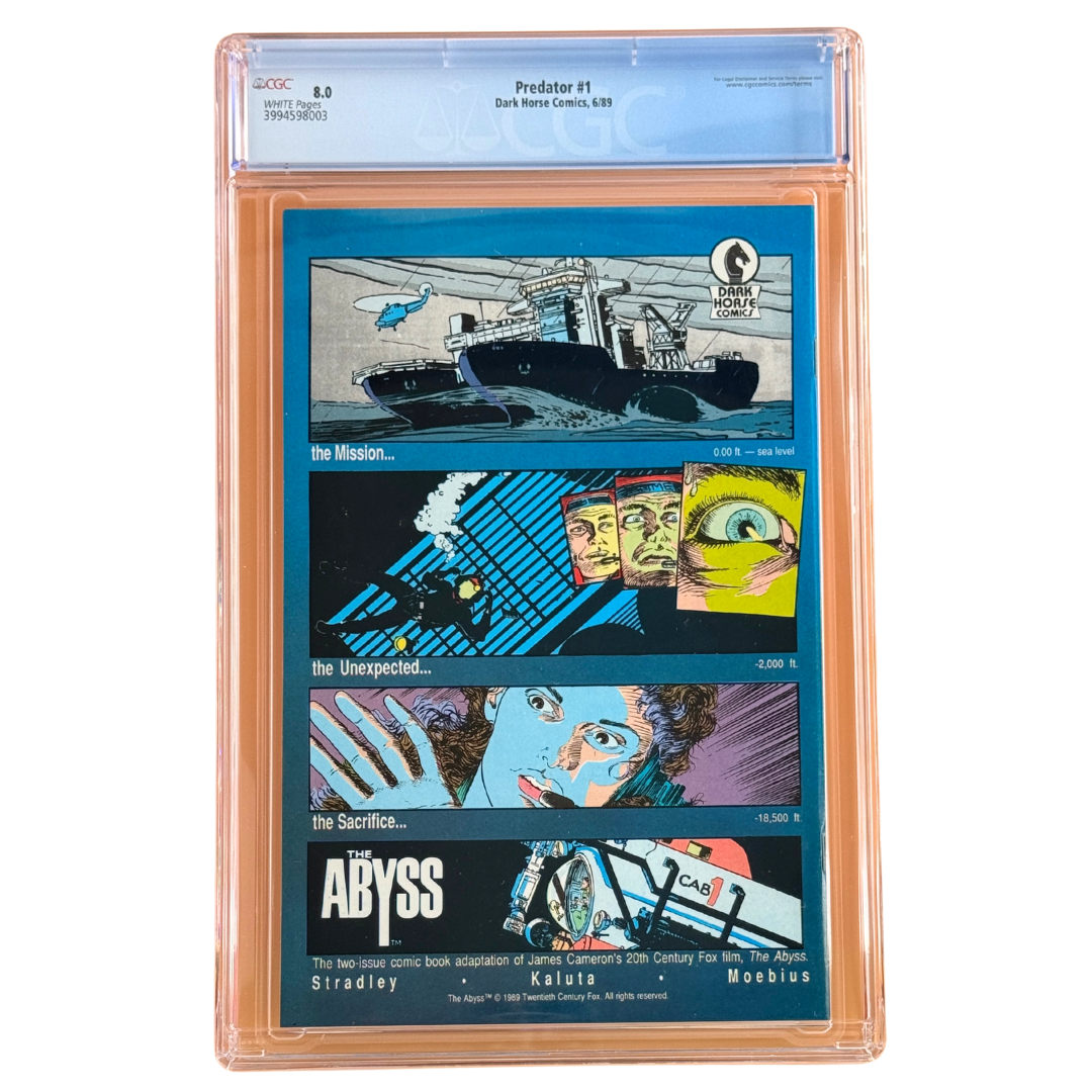 Predator #1 β 1st Appearance of Predator in Comics β CGC 8.0 β 1989 (Dark Horse Comics)