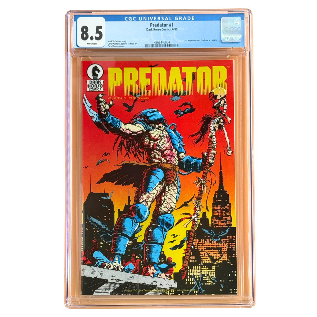 Predator #1 – 1st Appearance of Predator in Comics – CGC 8.5 – 1989 (Dark Horse Comics)