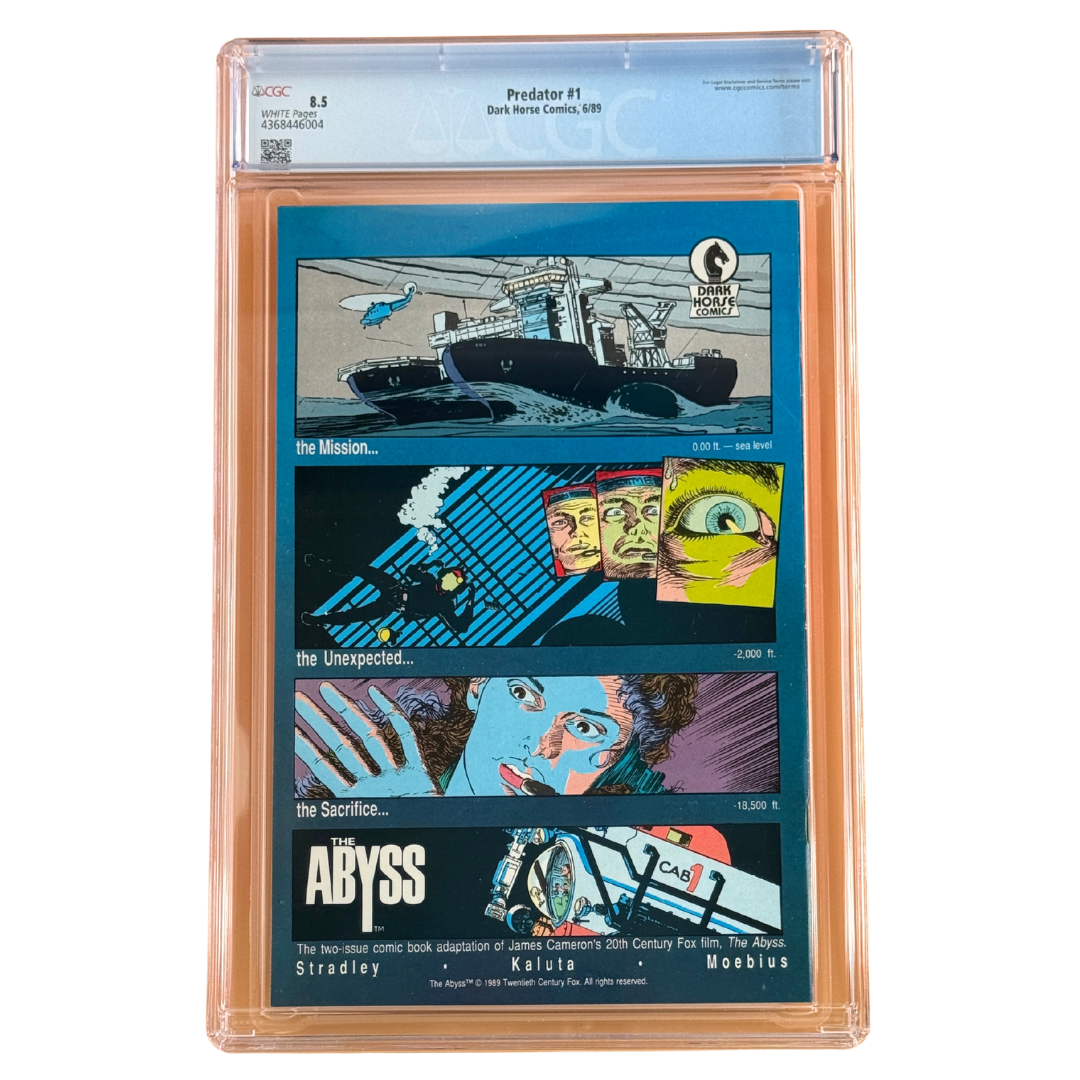 Predator #1 – 1st Appearance of Predator in Comics – CGC 8.5 – 1989 (Dark Horse Comics)