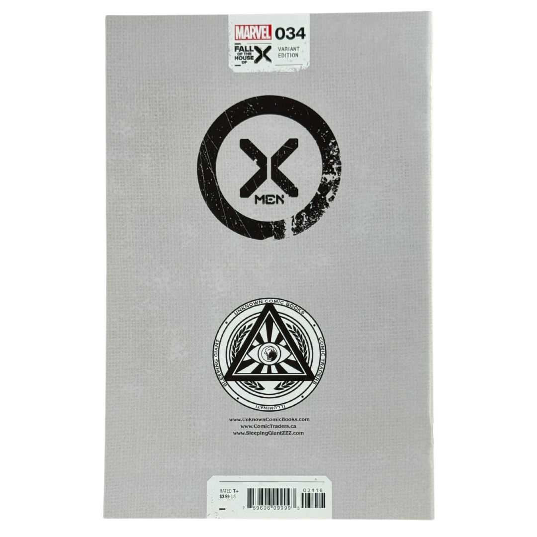 X-Men #34 β Jay Anacleto Virgin Variant / Dietrich Smith Wolverine Remarque & Signed β NM β 2024 (Marvel Comics)