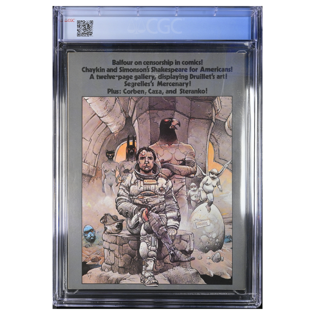 Heavy Metal #55 – Newsstand Edition / Corben, Steranko & Bilal Stories – CGC 7.0 – 1981 (HM Communications, Inc.)