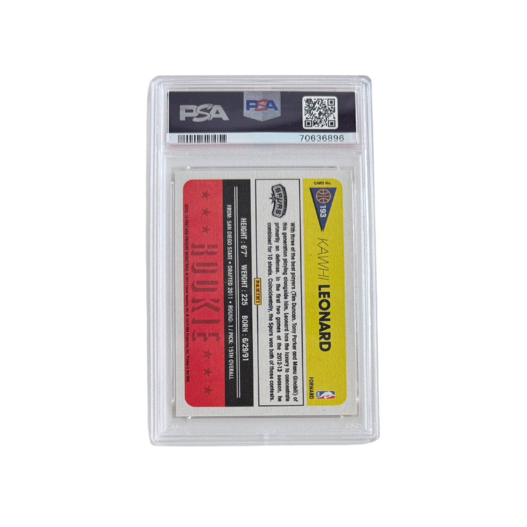 2012 Panini Past & Present #193 Kawhi Leonard – Rookie Card – PSA 10 – 2012 (Panini)