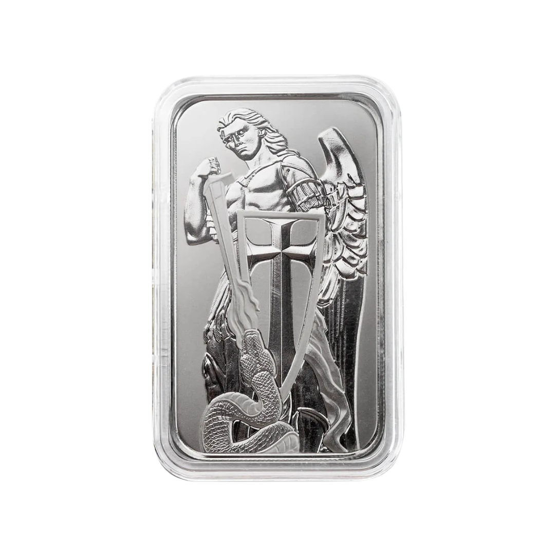 Archangel Michael 1 oz Silver Bar β Brilliant Uncirculated / Collector Favorite β BU β Scottsdale Mint