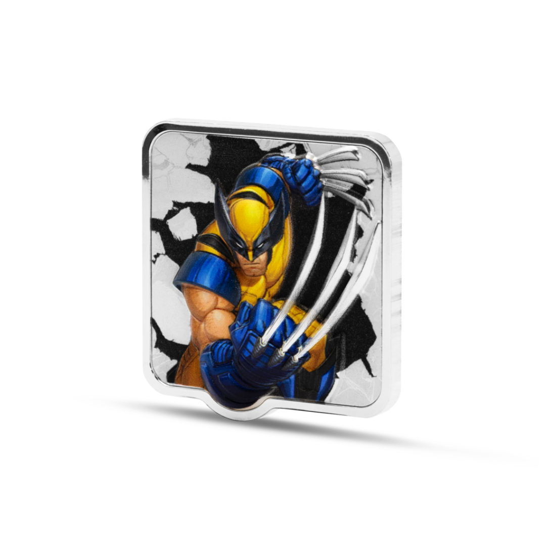 Marvel – Wolverine ‘Slash’ 2 oz Silver Collectible Coin – Ultra High Relief / Limited to 1,000 – Proof – 2025 (Niue)