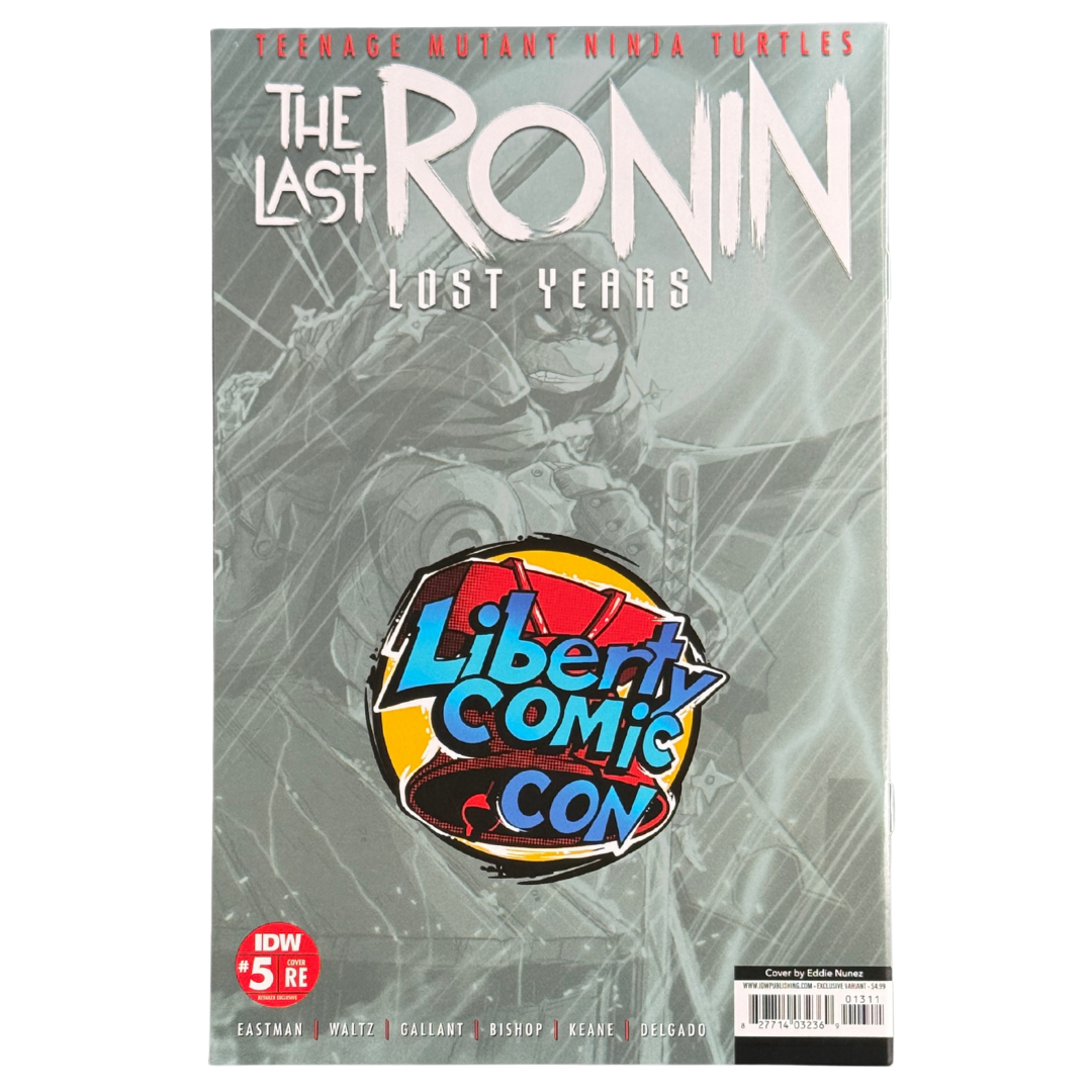 TMNT: The Last Ronin - The Lost Years #5 – Liberty Comic Con Eddie Nunez Signed & Sketch – NM – 2023 (IDW Publishing)