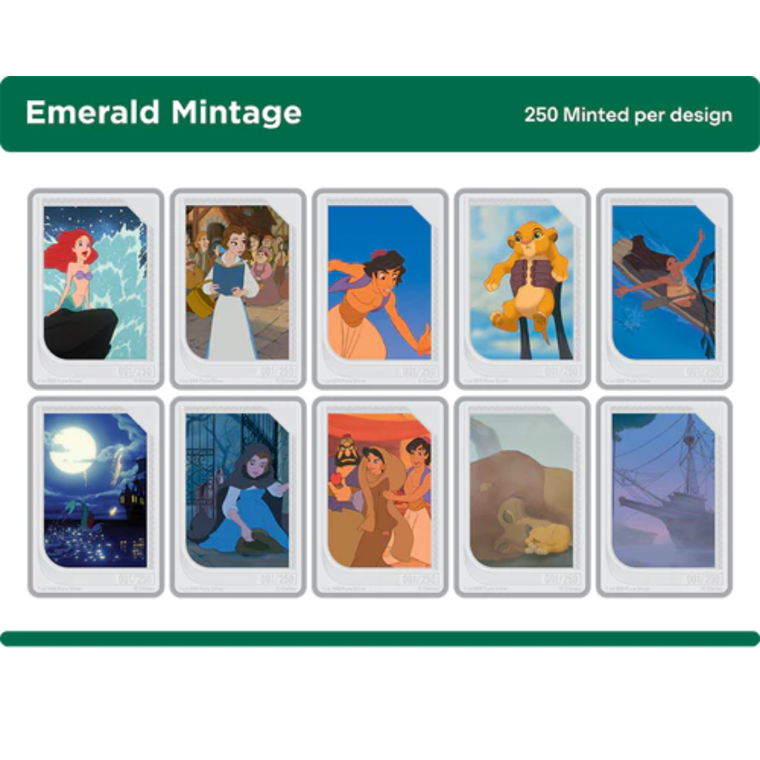 Disney Renaissance Trading Coins – Mystery 2-Pack / Animation Classics – Mint – 2025 (Agoro)