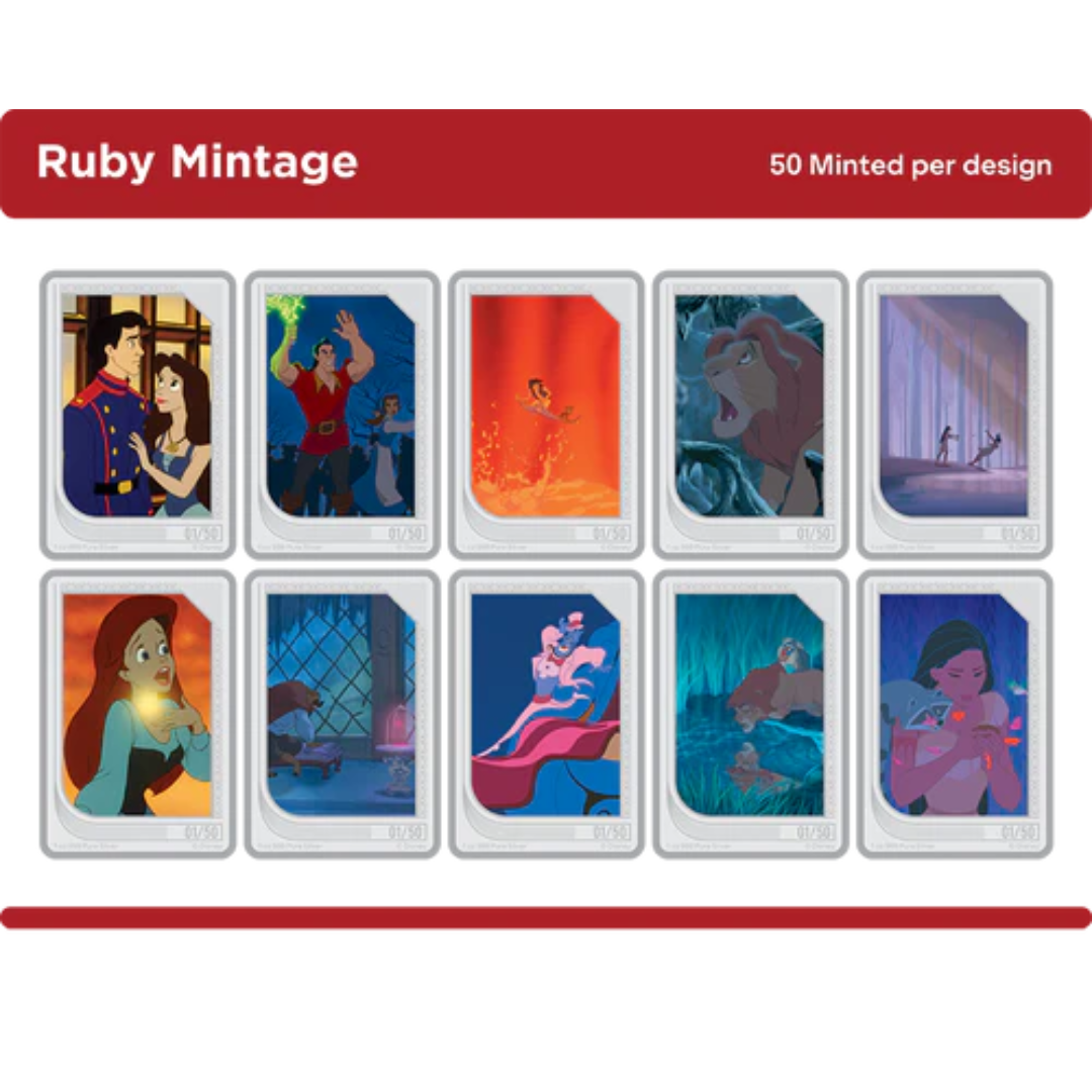 Disney Renaissance Trading Coins – Mystery 2-Pack / Animation Classics – Mint – 2025 (Agoro)