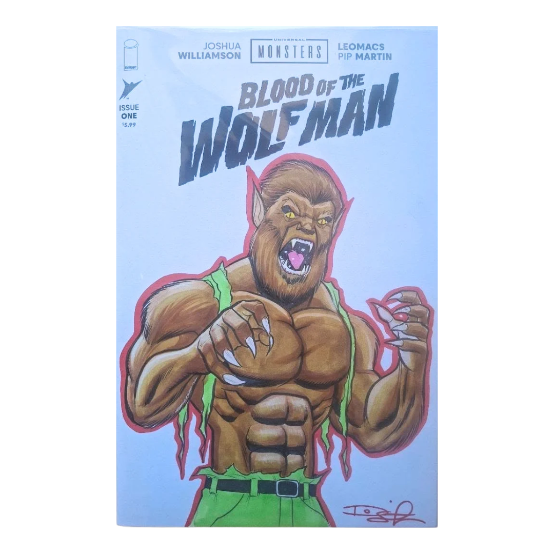 Universal Monsters: Blood of the Wolf Man #1 - Blank - Original Full Color Sketch by Dietrich Smith