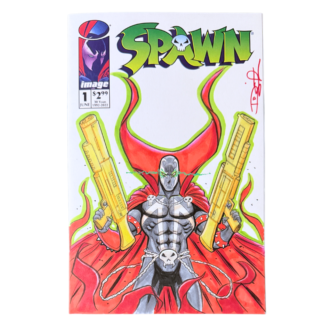 Spawn #1 - Blank - Original Color Sketch by Dietrich Smith