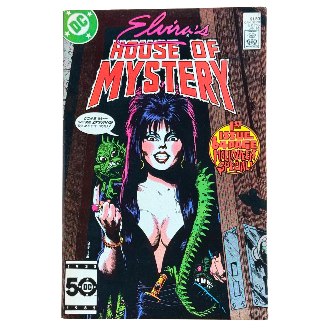 Elvira’s House of Mystery #1 – 1st Appearance of Elvira in Comics – VF – 1985 (DC)
