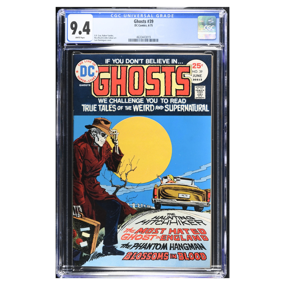 Ghosts #39 – Luis Dominguez Cover / DC Horror Anthology – CGC 9.4 – 1975 (DC Comics)