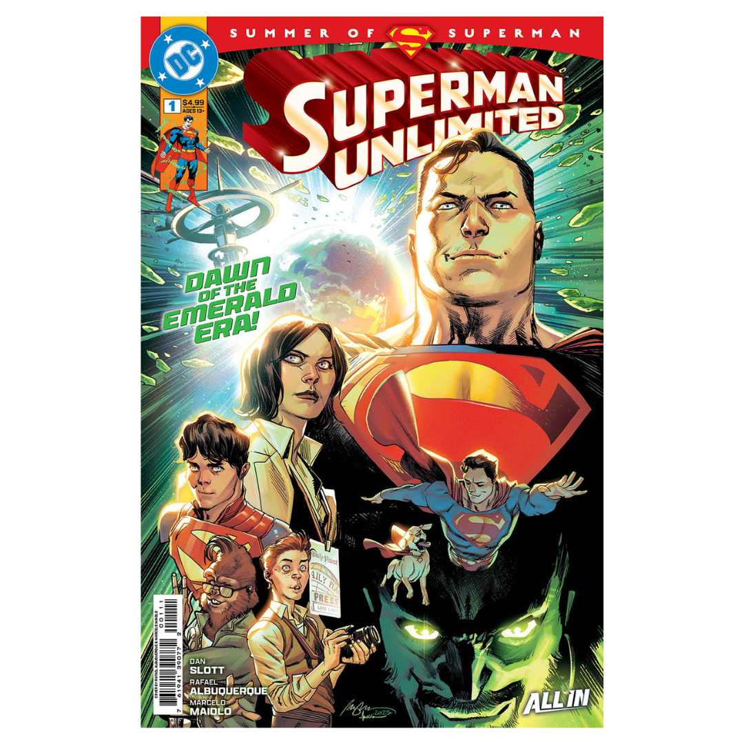 Superman Unlimited #1 – Cover A – Rafael Albuquerque – (2025 DC Comics) – Dan Slott’s DC Debut