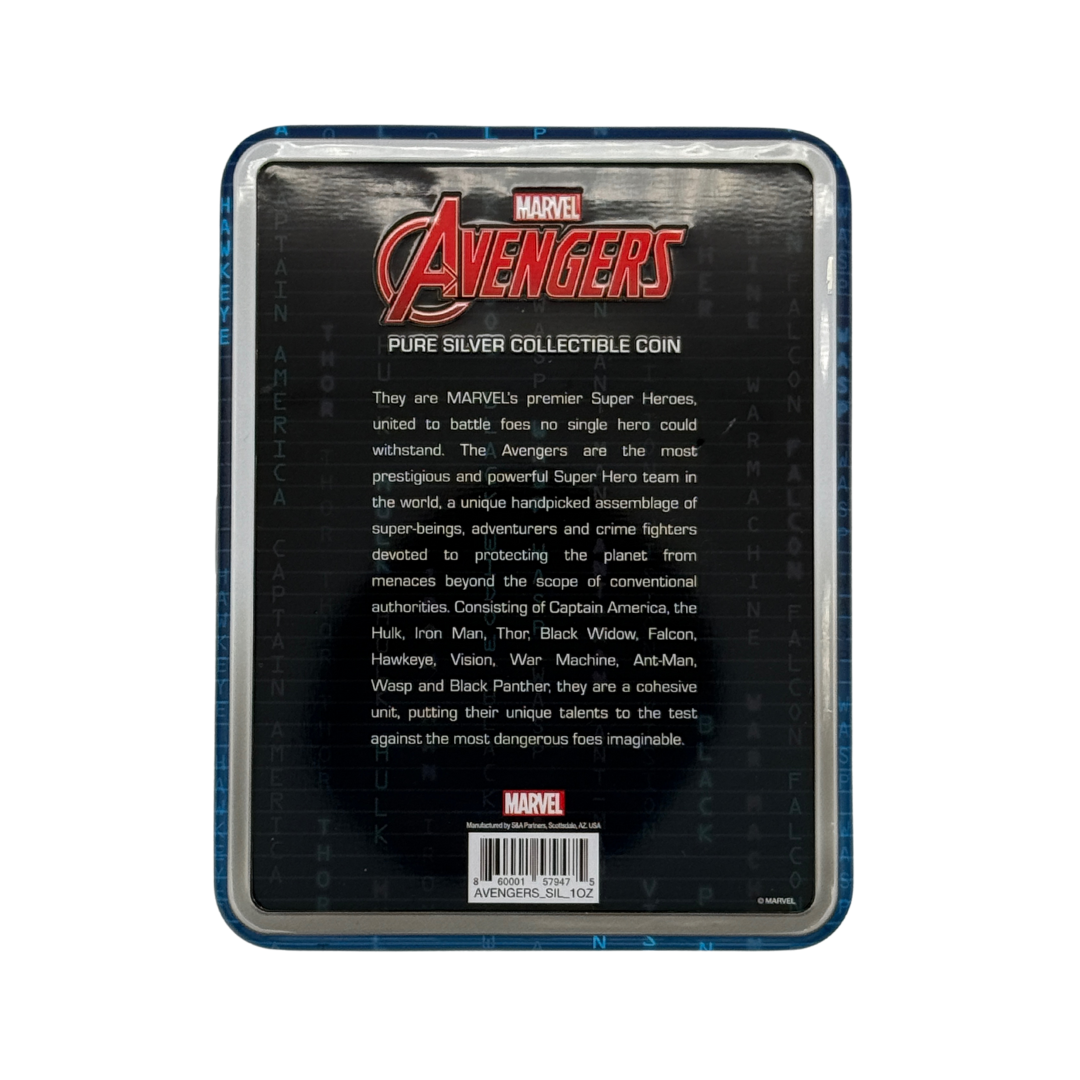 2020 Fiji Avengers Logo $2 – 1 oz Silver – NGC PF 70 Ultra Cameo (First Releases)