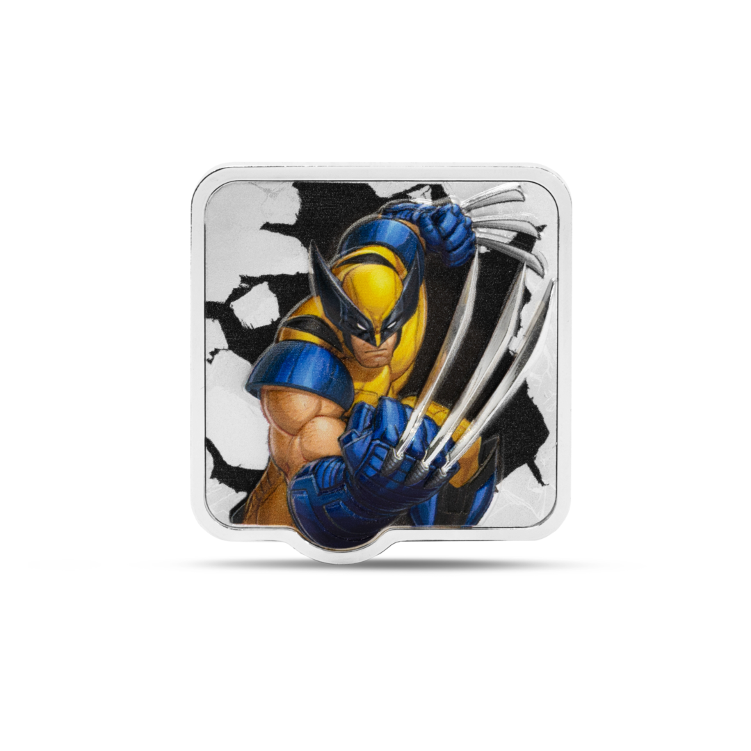 Marvel – Wolverine ‘Slash’ 2 oz Silver Collectible Coin – Ultra High Relief / Limited to 1,000 – Proof – 2025 (Niue)