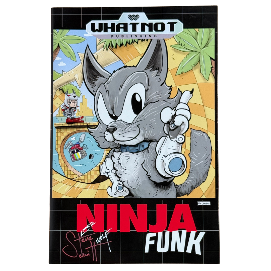 Ninja Funk #1 โ Signed by Steve Schuitt / Sonic the Hedgehog Whatnot Exclusive โ NM โ 2022 (Whatnot Publishing)