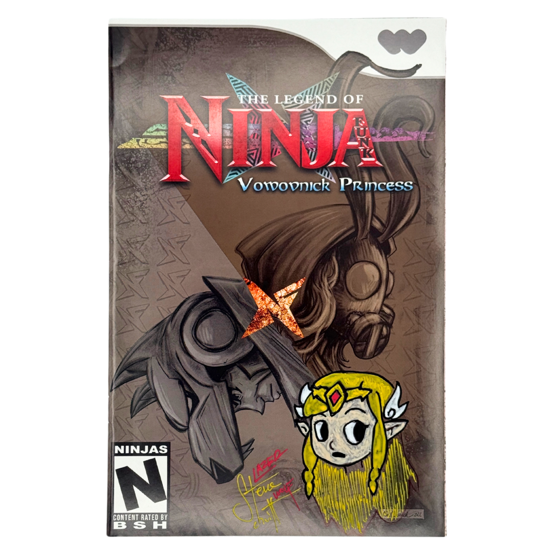 Ninja Funk #2 β VF/NM 9.0β9.2 β Twilight Princess Wii Homage β Zelda Sketch & Signature by Steve Schuitt (Whatnot, 2022)