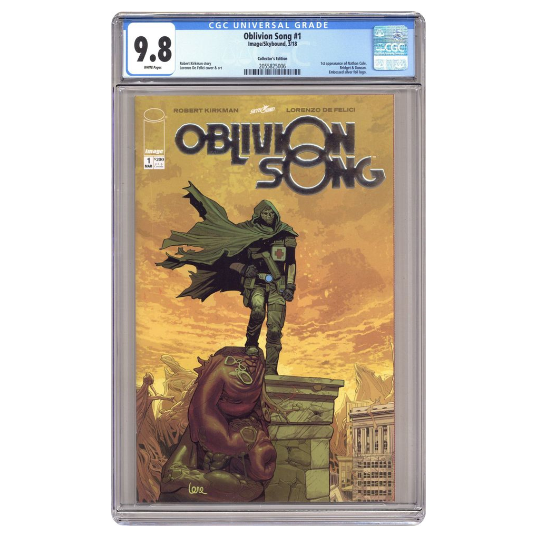 Oblivion Song #1 – Foil Collector’s Edition / 1st Appearance of Nathan Cole – CGC 9.8 – 2018 (Image/Skybound)