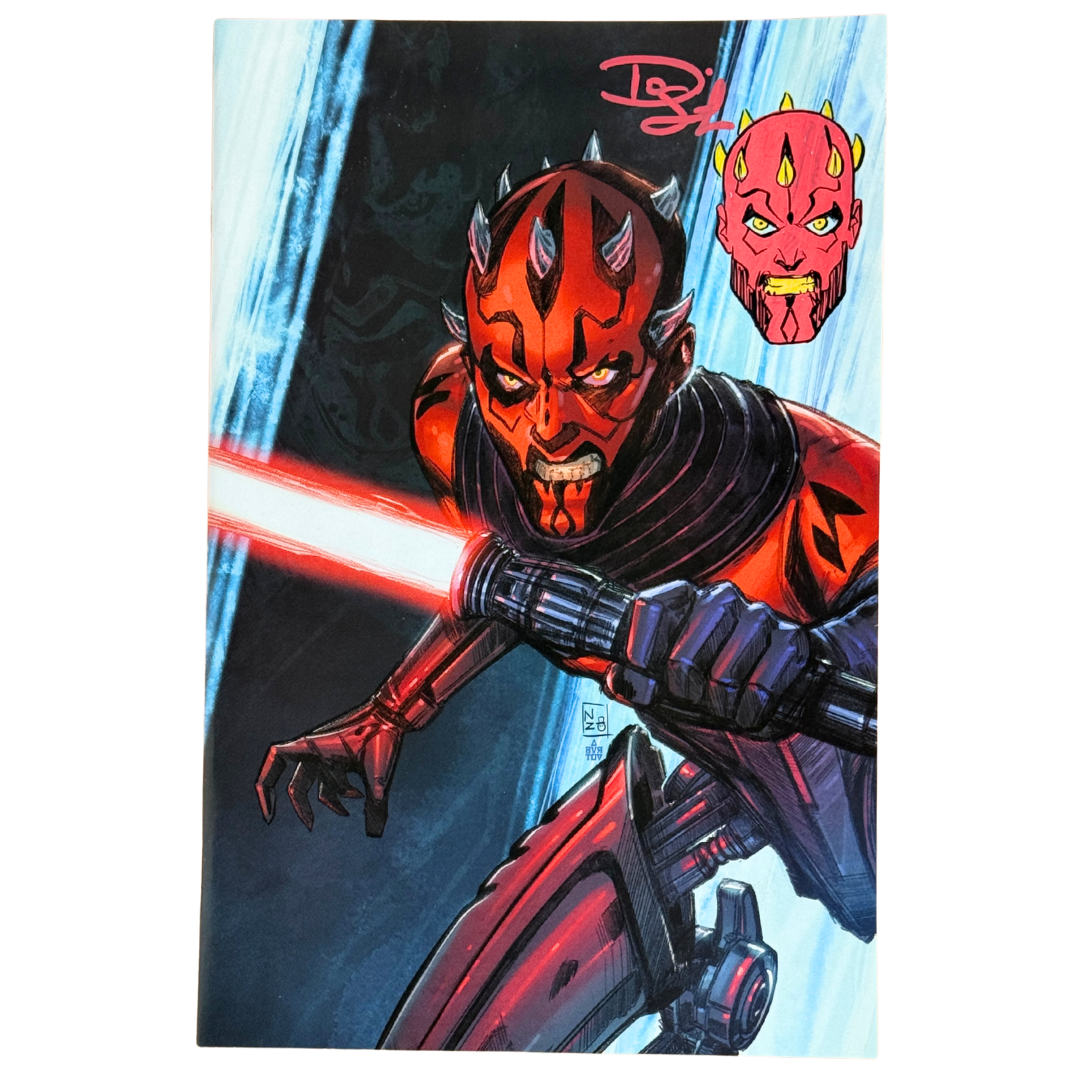 Star Wars: Doctor Aphra #37 β Remarqued Darth Maul Sketch by Dietrich Smith β Nabetse Zitro Virgin β NM β 2023 (Marvel)