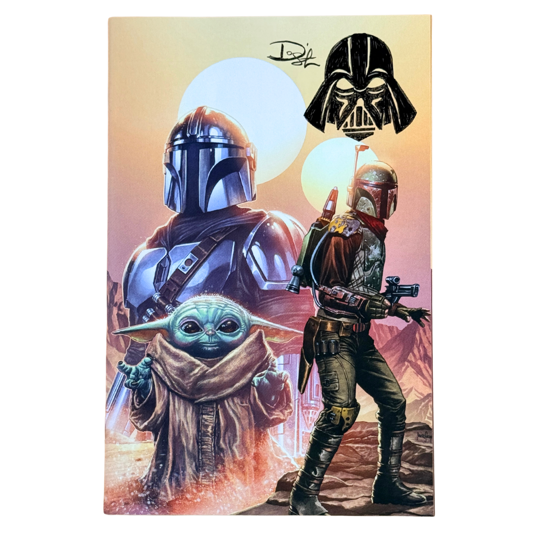 Star Wars: The Mandalorian β Season 2 #1 β Remarqued Darth Vader Sketch by Dietrich Smith β Mico Suayan Virgin β NM β 2023 (Marvel)