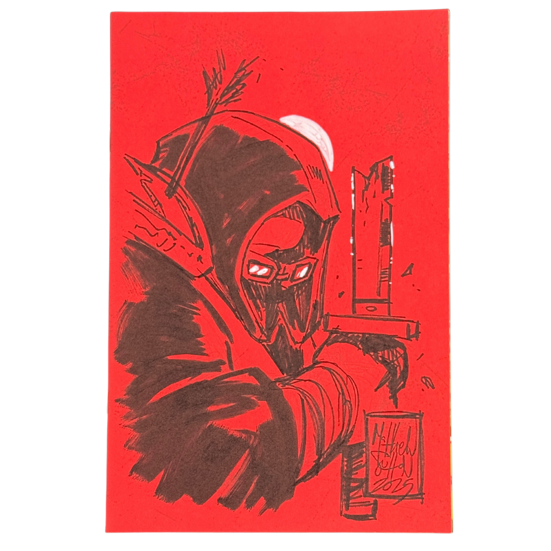 Teenage Mutant Ninja Turtles #1 – SDCC Red Blank / Full Last Ronin Sketch by Matthew Sutton – NM – 2024 (IDW Publishing)