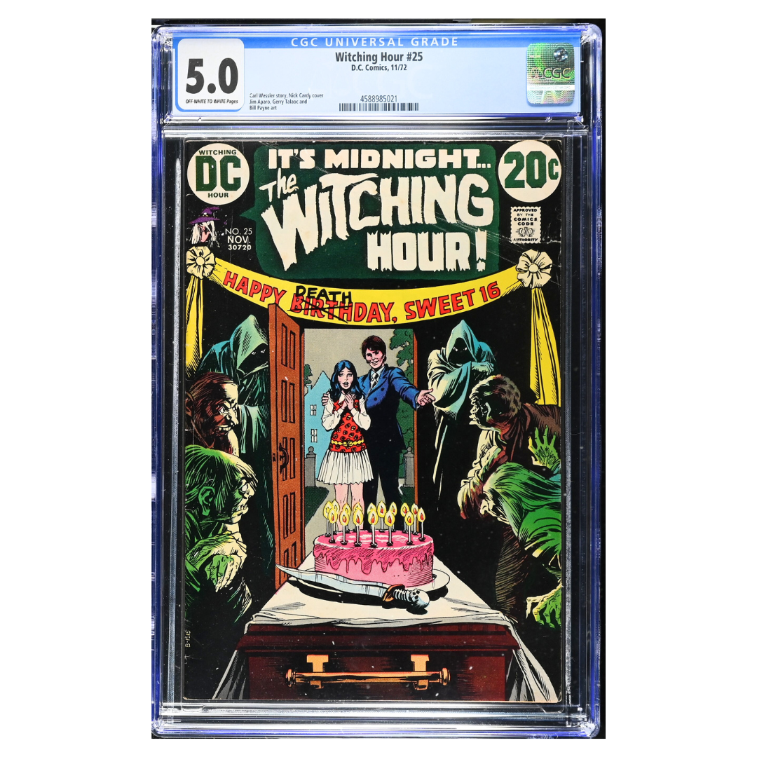 The Witching Hour #25 β Nick Cardy Cover / Jim Aparo Art β CGC 5.0 β 1972 (DC Comics)