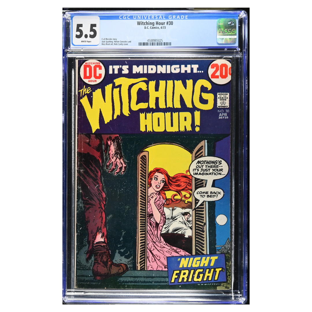 The Witching Hour #30 – Nick Cardy Cover / White Pages – CGC 5.5 – 1973 (DC Comics)