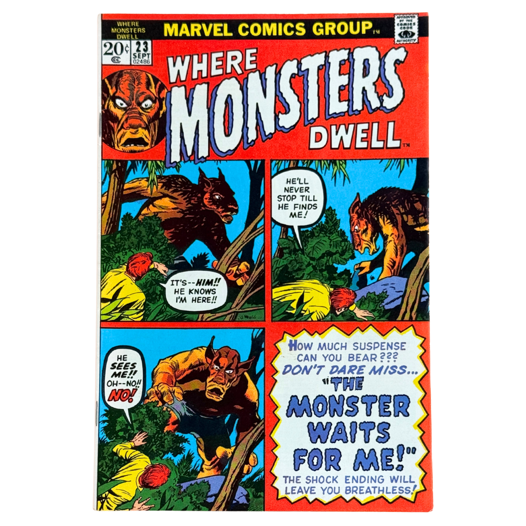 Where Monsters Dwell #23 – FN/VF – 1973 (Marvel Comics)