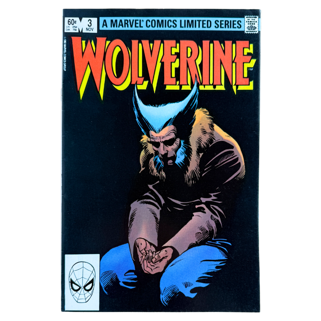 Wolverine #3 – Death of Asano Kimura / Frank Miller Limited Series – VF/NM – 1982 (Marvel Comics)