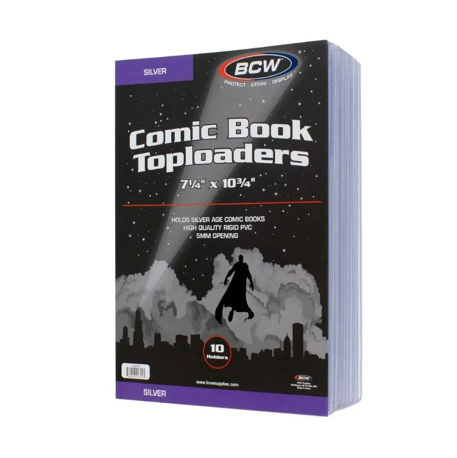 Silver Comic Topload Holder - BCW