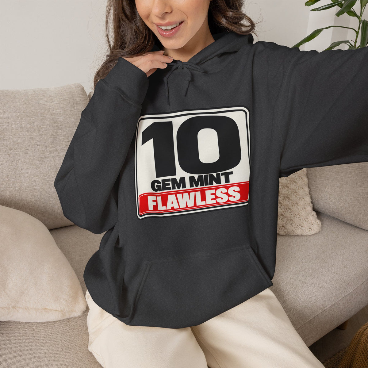 10 Gem Mint – Flawless | Unisex Hoodie - ChronoLoot Exclusive
