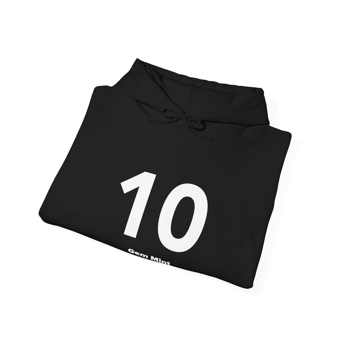 10 Gem Mint - Unisex Hoodie - Full Chest - White Text