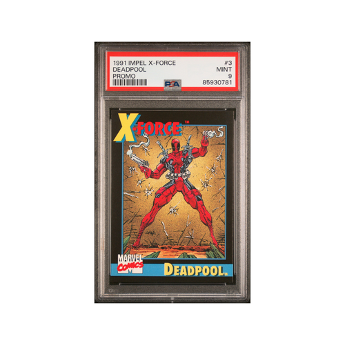 1991 Impel X-Force Promo #3 Deadpool – PSA MINT 9 – Promo Card