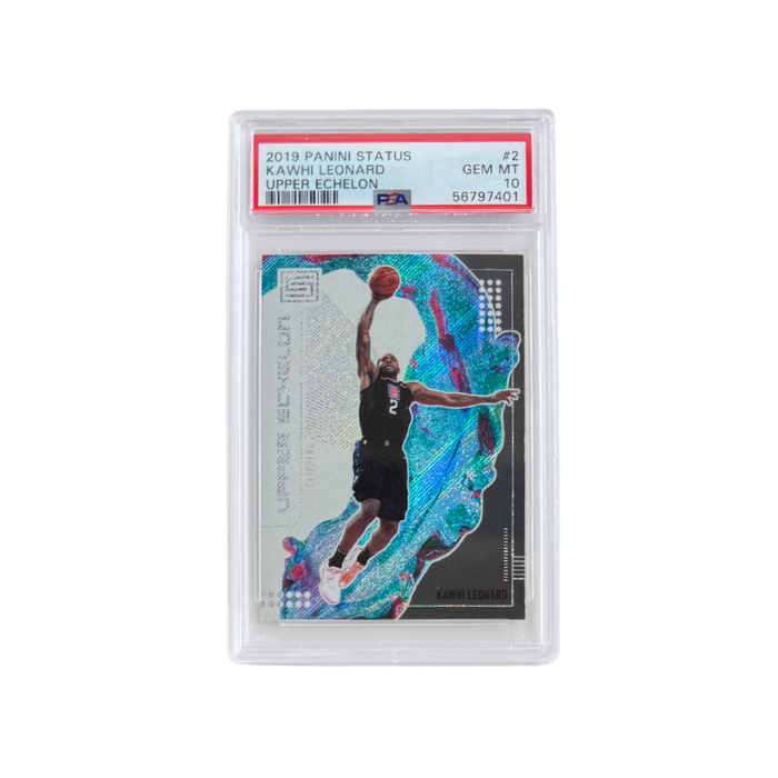 2019 Panini Status Upper Echelon #2 – Kawhi Leonard – PSA 10 – 2019 (Panini)