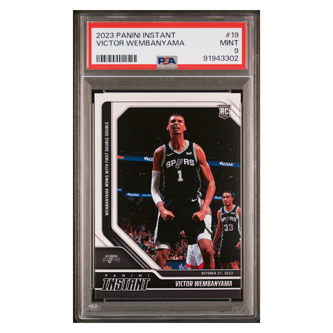 2023-24 Panini Instant - Base #19 - Victor Wembanyama - PSA 9 MINT