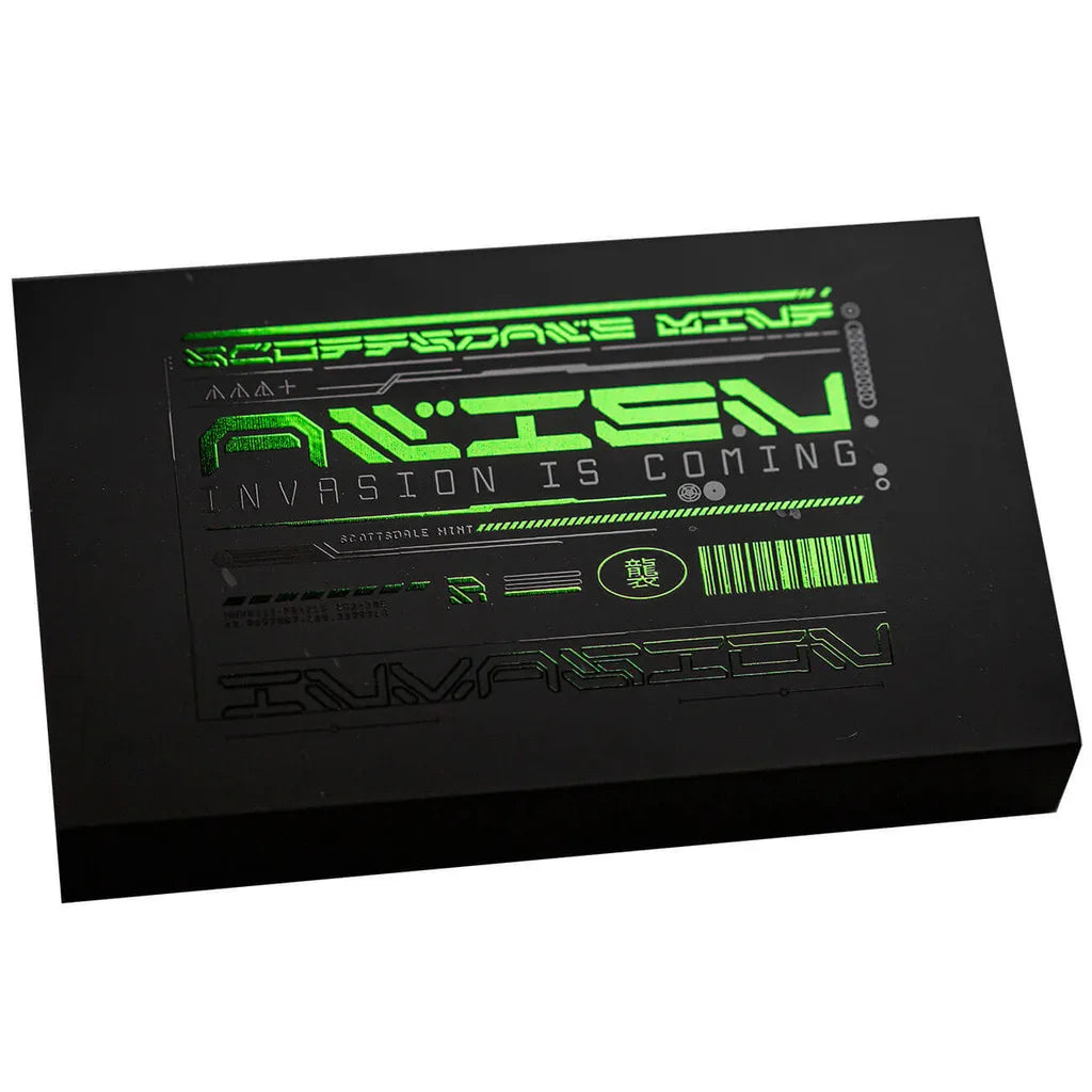 2023 Ghana Alien – 4-Coin Set / 3rd Edition of the Alien Series – 1/2 oz .999 Silver – BU – Ghana (2023)