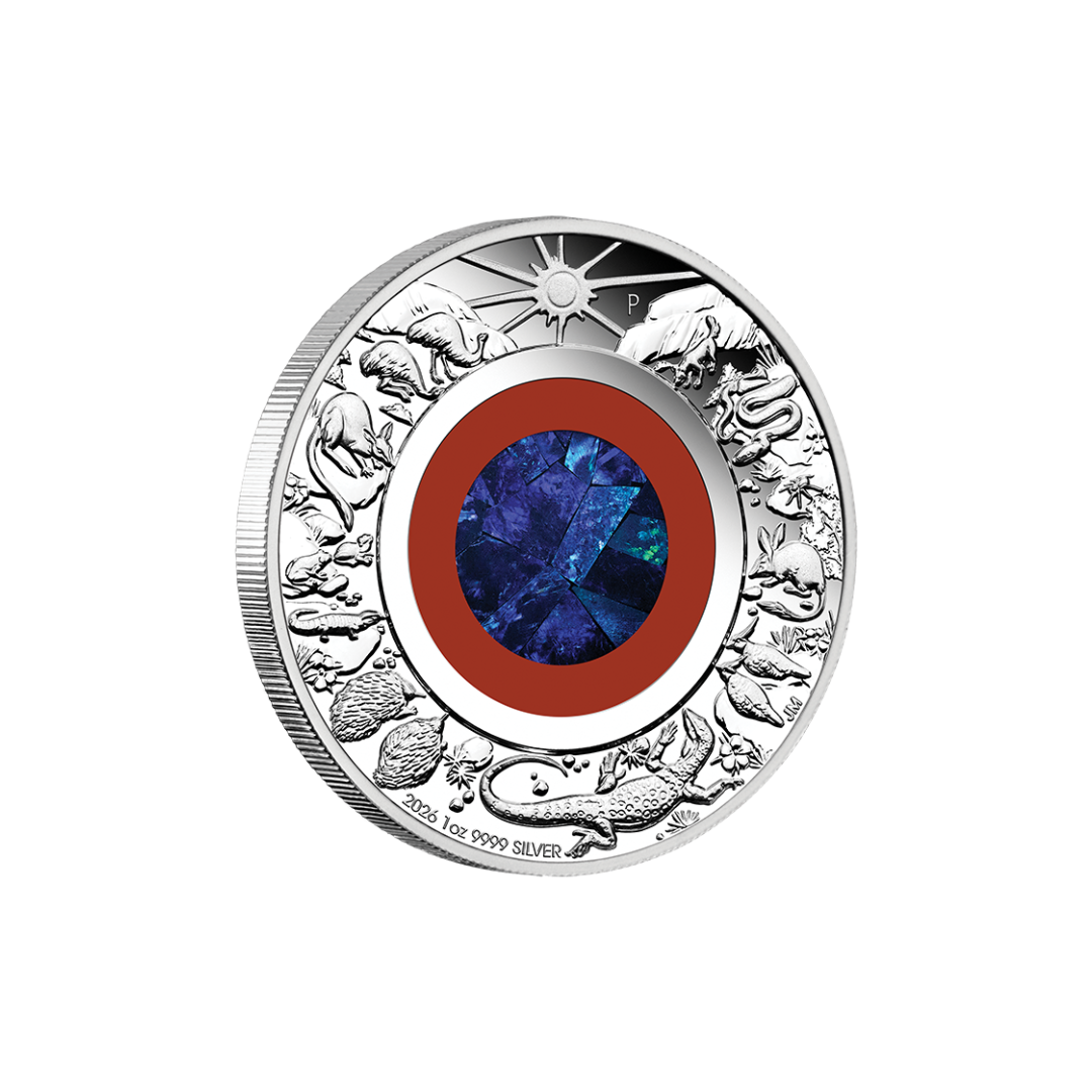 2026 Australia Wonders of Australia The Outback Opal 1 oz Silver Coin